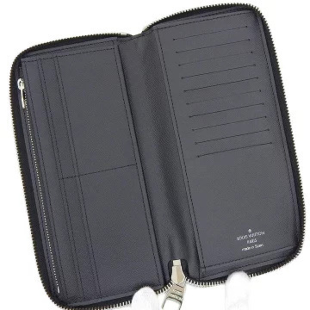 Louis Vuitton Epi Zippy Wallet Vertical Round Zipper Long Noir Black - Picture 3 of 8